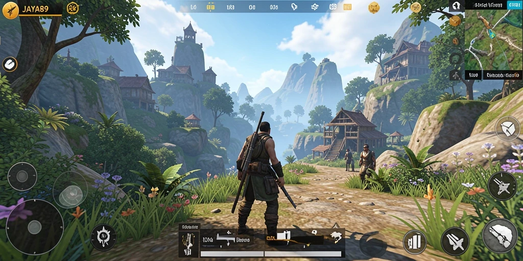 Tampilan dinamis dari gameplay Open World JAYA89 yang menakjubkan.