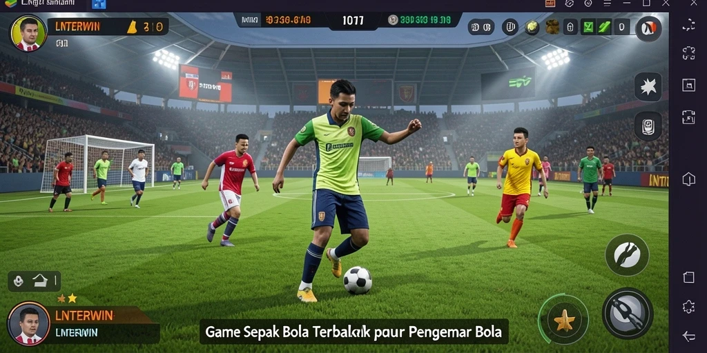 Tampilan gameplay LNTERWIN yang menegangkan dan menakjubkan.