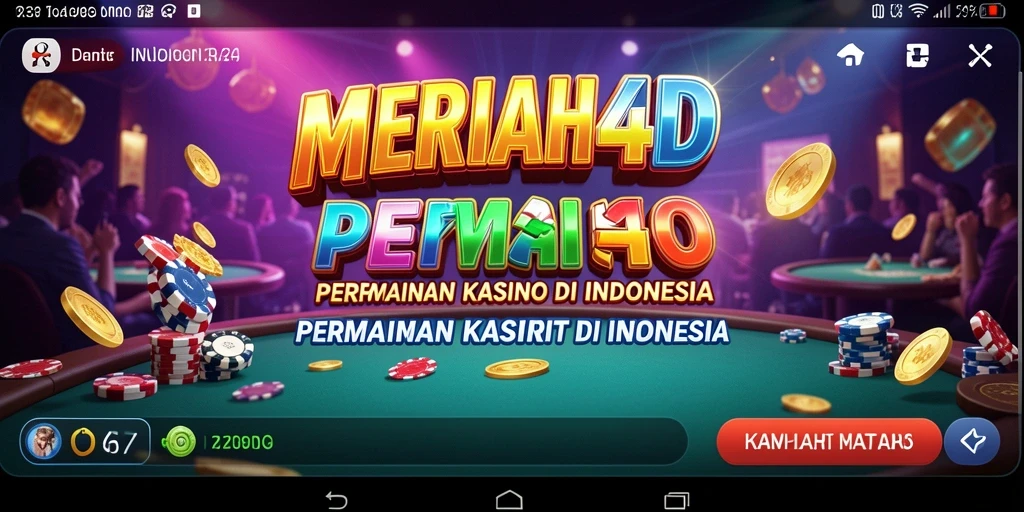 Gameplay seru MERIAH4D menampilkan berbagai permainan kasino.