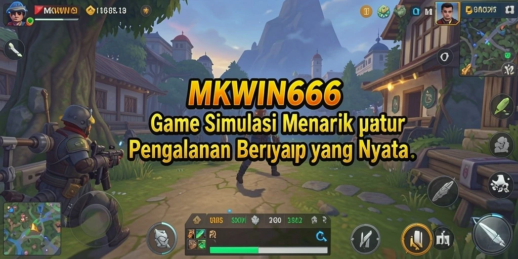 Menampilkan gameplay MKWIN666 dengan fitur simulasi yang imersif.