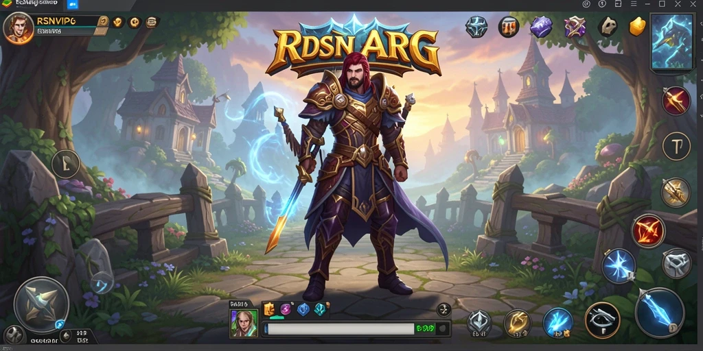 Tampilan gameplay dinamis dengan aksi seru di RSNVIP6.