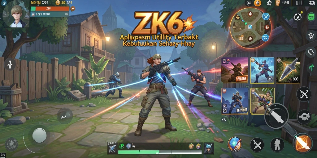 Screenshot utama ZK6 menampilkan antarmuka yang bersih dan fungsional.